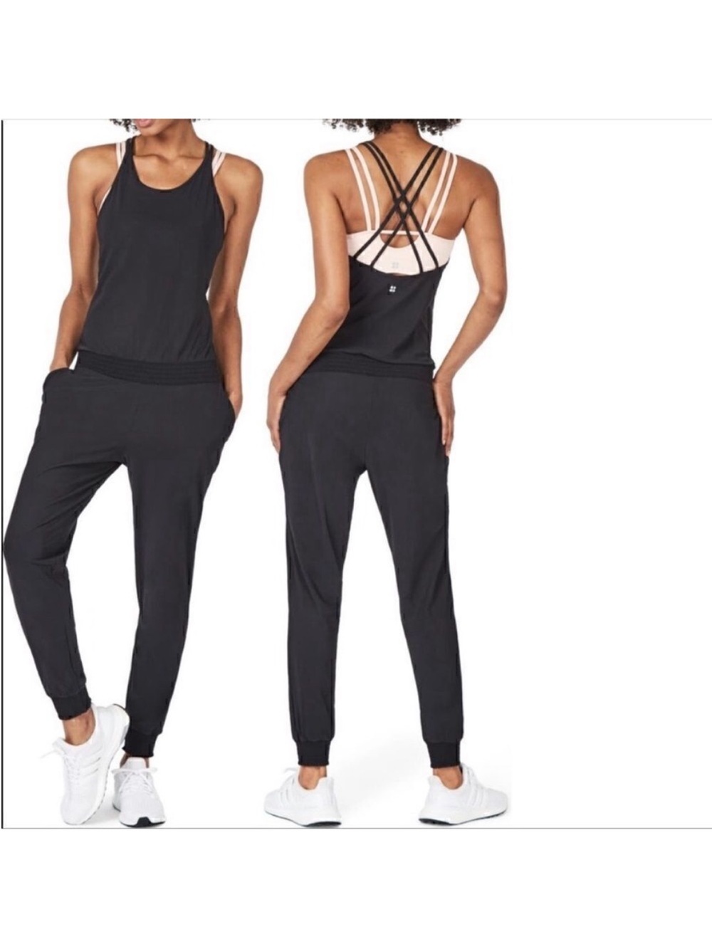 Sweaty Betty Black Activewear Explorer Jumpsuit Size L